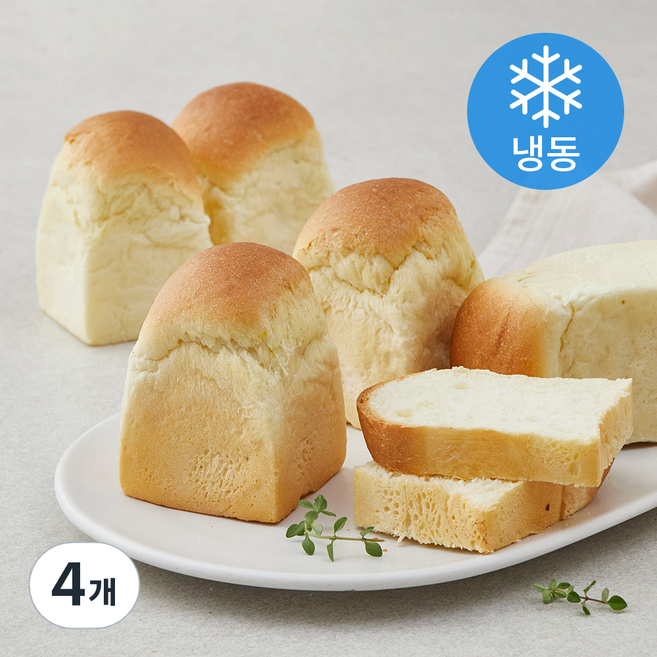서울브레드 모닝 우유식빵 8p (냉동), 400g, 4개