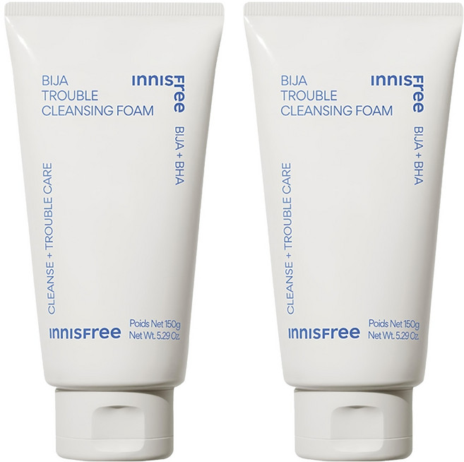 INNISFREE 台灣公司貨 香榧鬥荳潔面乳, 150g, 2條