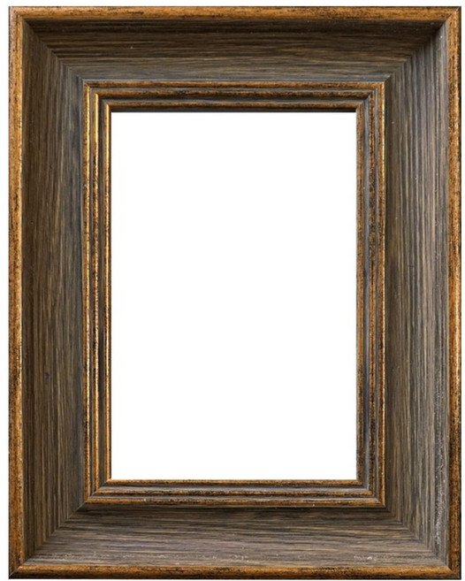 StyleG 時代家居 仿舊巴洛克復古4 x 6相框, 深咖色, 1個