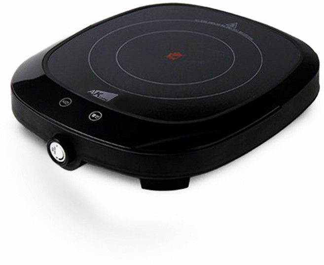 에이케이리빙 세라믹 레인지 하이라이트 1구 블랙, EK-1900, 프리스탠딩