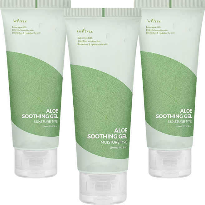 이즈앤트리 알로에 수딩 젤 촉촉한 타입, 150ml, 3개