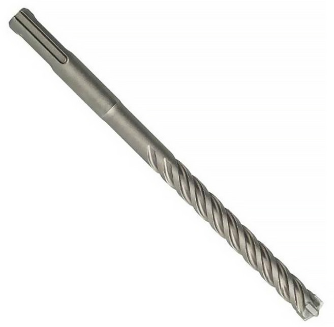 BOSCH 博世 台灣公司貨 四溝四刃鎚鑽鑽頭 SDS plus-5X 25 x 200 x 250mm, 1個
