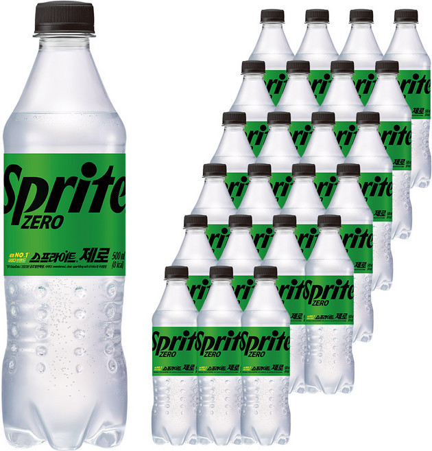 스프라이트 제로 사이다, 500ml, 24개