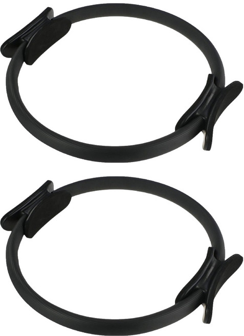 MICHAEL FITNESS 麥克健身 普拉提圈, 黑色, 2個