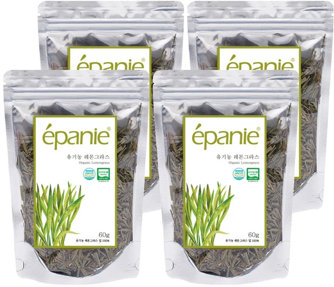 에빠니 유기농 레몬그라스차 리필, 60g, 1개입, 4개 - 쿠팡