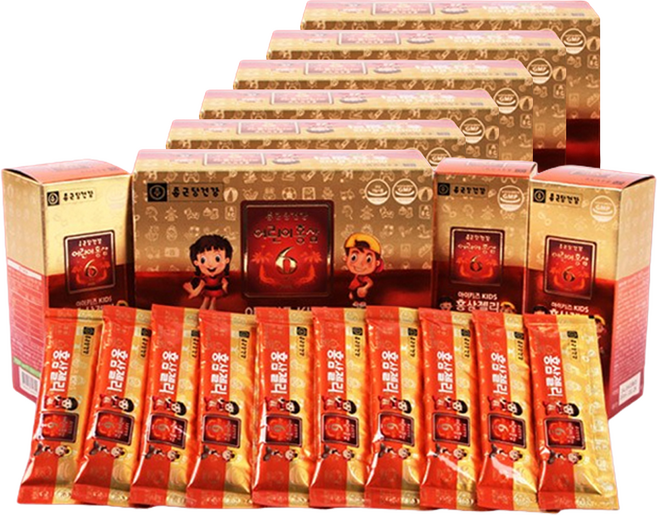 종근당건강 아이키즈 홍삼젤리, 600g, 6박스
