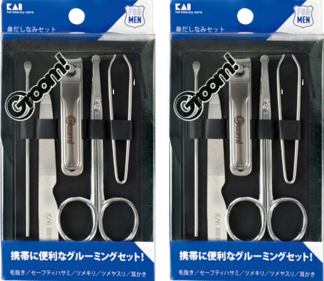 카이 그루밍 손톱 깎이 세트, 혼합색상, 2세트 - 쿠팡