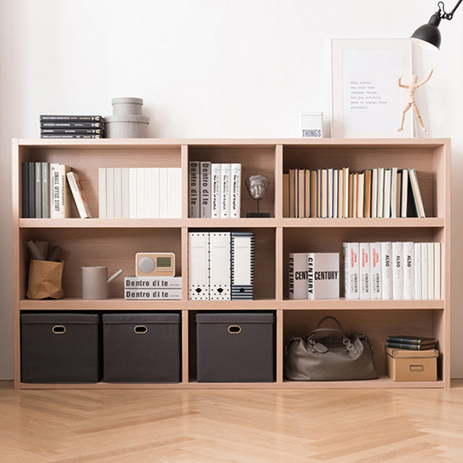 리바트 뉴프렌즈 2000 책장 방문설치, 오크, 3단