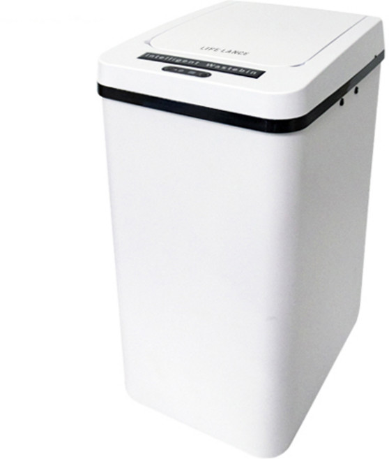 라이프란스 대용량 스마트 충전식 자동 센서 휴지통 35L TC05, 화이트