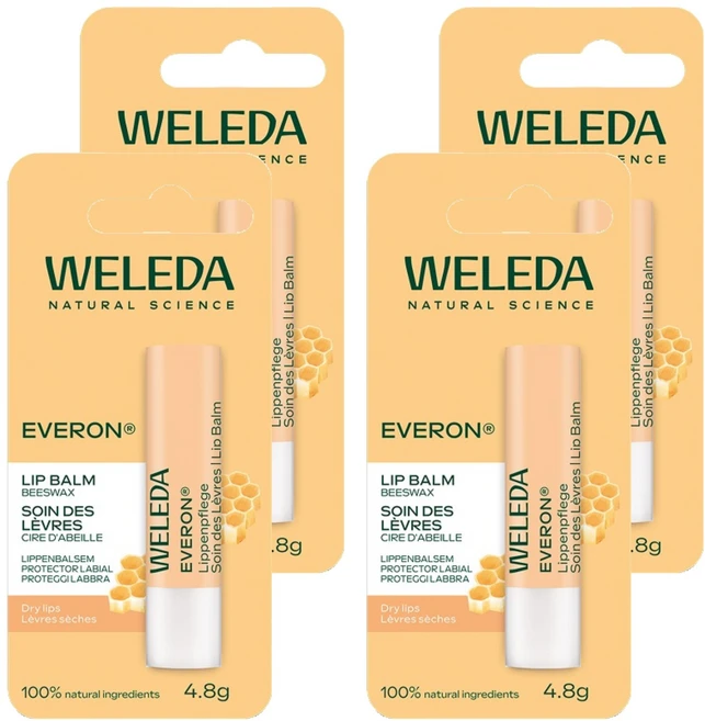 벨레다 에버론 립밤, 4개, 4.8g - 쿠팡