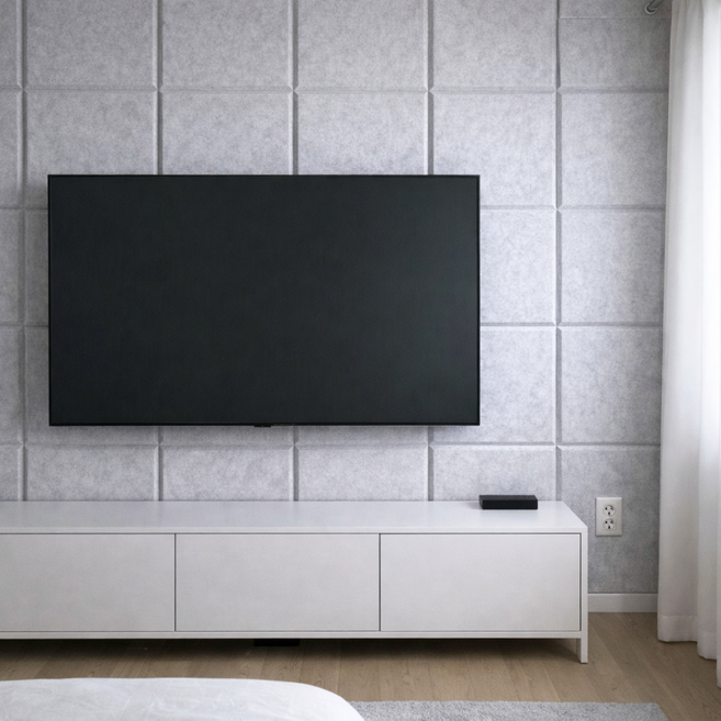 DEKOREA 自黏式高級隔音藝術板 30 x 30 x 0.8 cm, AB-002MG 迷霧灰, 1個