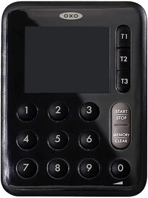 OXO 三重計時器 10.8 x 7.6 x 5.7cm 118g, 黑色, 1個