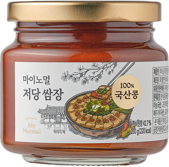 마이노멀 저당 쌈장, 230g, 1개
