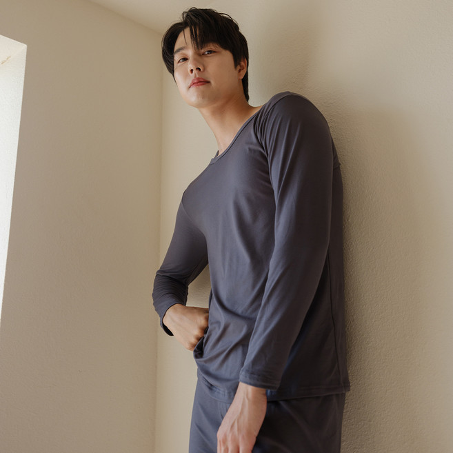 디에스도씨 남성용 히트올 초극세사 기모 내의 상하 세트