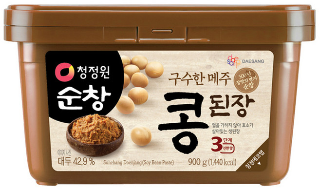 청정원 구수한 메주 콩된장, 900g, 1개