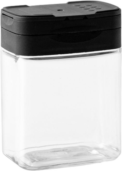 바른미각 BPA FREE 3도어 직사각 조미료통, 120ml, 1개