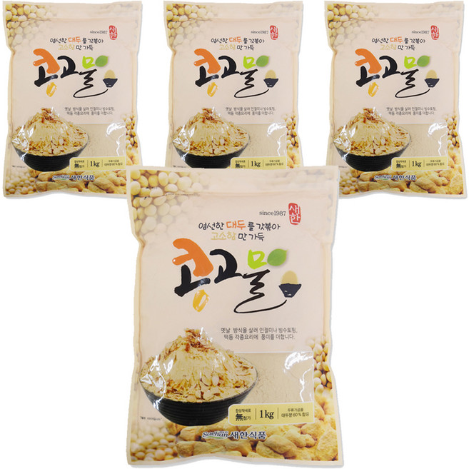 새한식품 콩고물, 4개, 1kg