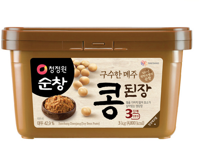 청정원순창 콩된장, 3kg, 1개