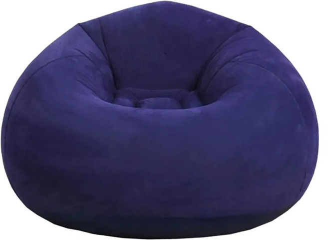 充氣懶人沙發/球形沙發 110 x 110 x 85cm 1kg, 藍色