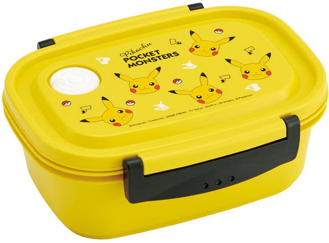 Skater 塑膠便當盒 15.9 x 12.6 x 6.4cm 550ml, Pokemon, 1個