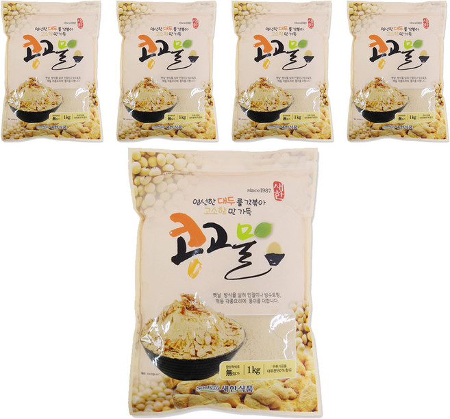 새한식품 콩고물, 5개, 1kg