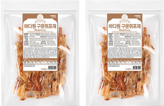 Badaone 烤魚乾絲, 150g, 2包