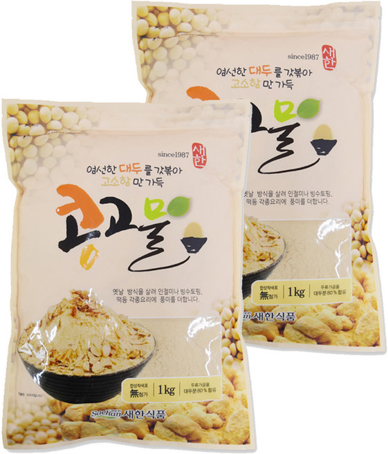 새한식품 콩고물, 2개, 1kg