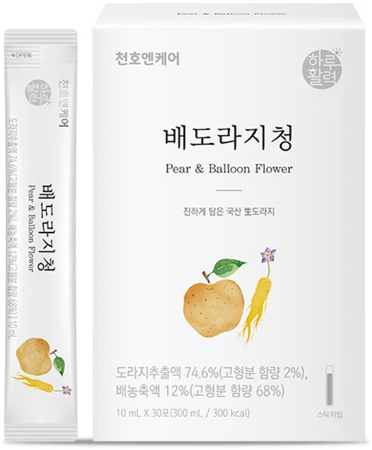 천호엔케어 하루활력 배도라지청, 10ml, 30개 - 쿠팡