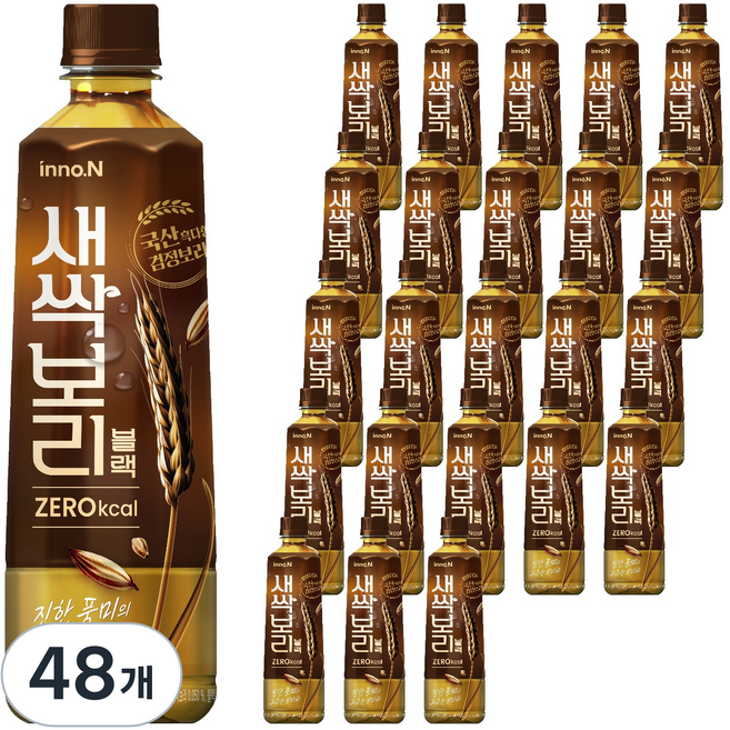 새싹보리 블랙, 48개, 500ml