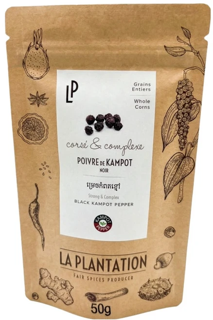 라플랜테이션 블랙 캄폿 통후추, 50g, 1개 - 쿠팡