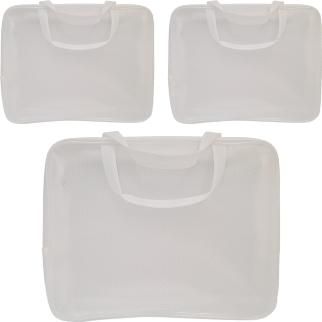 CHIFUN SENHUO 祈樂森活 盥洗包/收納包 雙手提 3個