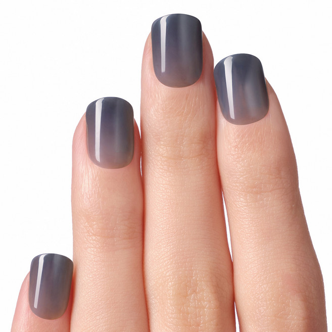 데싱디바 매직프레스 느와르 숏 스퀘어 네일팁, 1개, 네이비