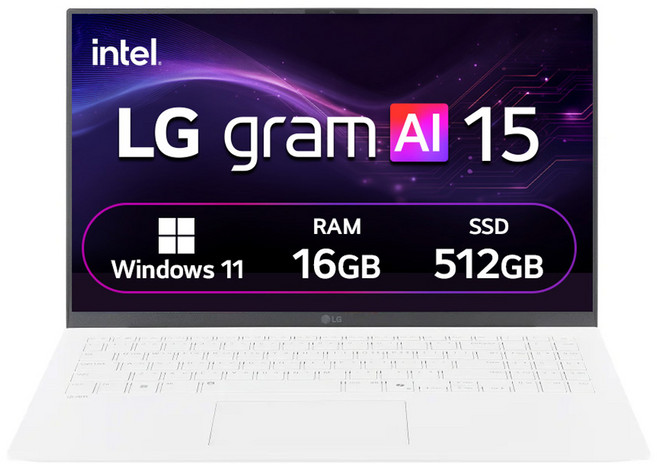 LG전자 2026 그램 AI 15 코어Ultra5 방문설치, 에센스 화이트, 15Z90U-GS5WK, 512GB, 16GB, WIN11 Home