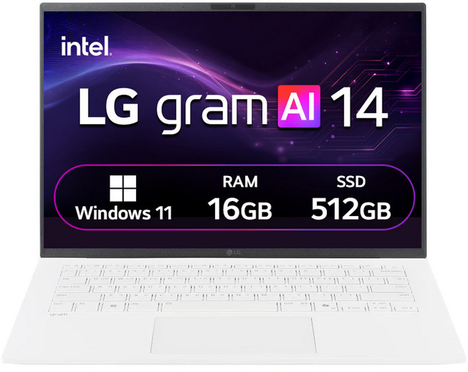 LG전자 2026 그램 AI 14 코어Ultra5 방문설치, 에센스 화이트, 14Z90U-GS5WK, 512GB, 16GB, WIN11 Home