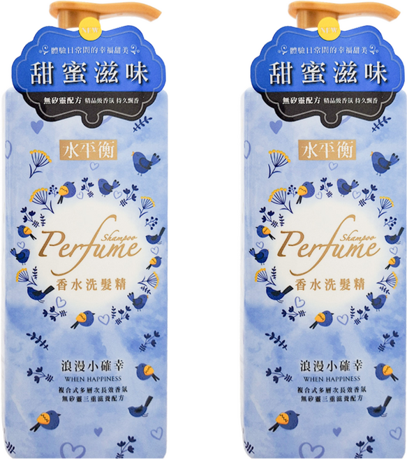 水平衡 香水洗髮精 浪漫小確幸, 700g, 2瓶
