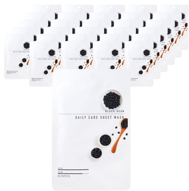 은율 검은콩 데일리 케어 시트 마스크, 1개입, 60개