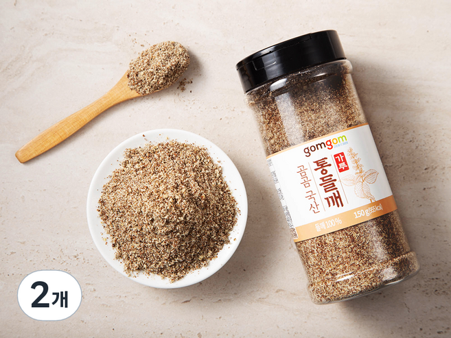 곰곰 국산통들깨 가루, 150g, 2개