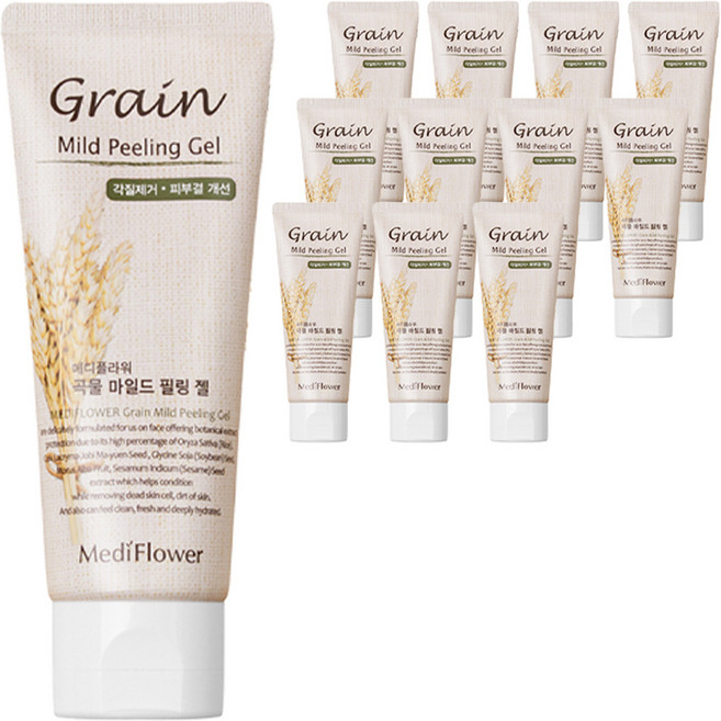 메디플라워 곡물 마일드 필링젤, 12개, 100ml