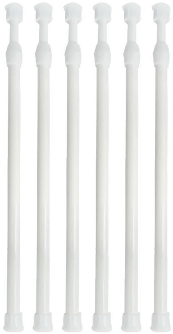 伸縮窗簾桿 50g, 白色