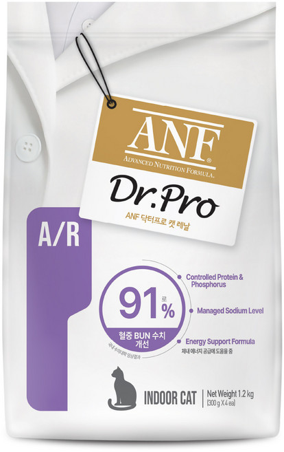ANF 닥터프로 캣 처방식 사료, 신장, 1.2kg, 1개