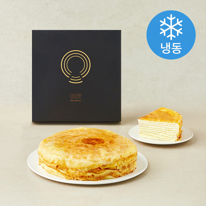 스페로스페라 시그니처 바나나맛 크레이프 케이크 (냉동), 618g, 1개