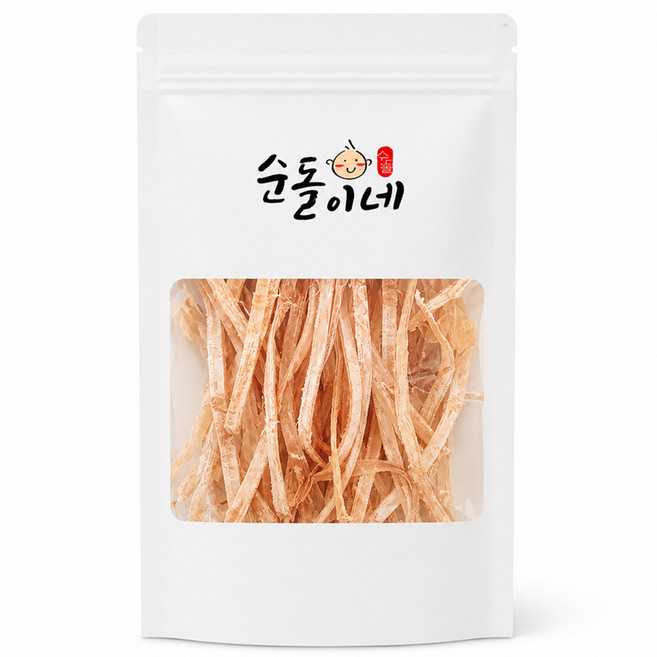 Soondol Q彈魷魚 乾魷魚 條狀 絲狀, 1個, 150g