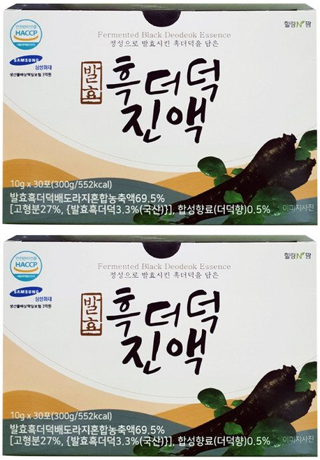 발효흑더덕 진액, 10g, 30개입, 2개