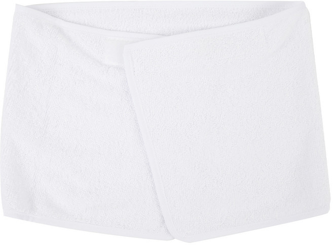 헤어베스트 사각 터번 67 x 20 cm, 화이트, 1개