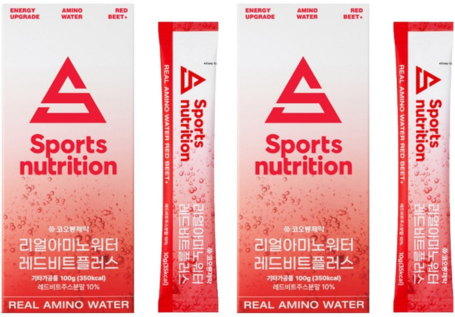 KOLON PHARMA Real Amino Water 紅甜菜Plus 10p, 2個