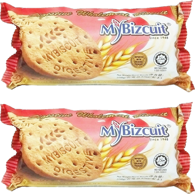 MyBizcuit 麥比客 經典消化餅, 250g, 2包