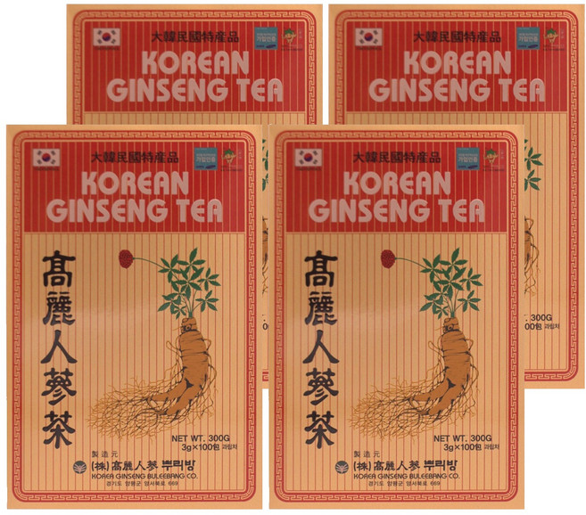 고려인삼뿌리방 고려 인삼차, 3g, 100개입, 4개