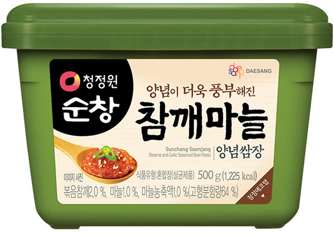 청정원순창 참깨마늘 양념 쌈장, 1개, 500g