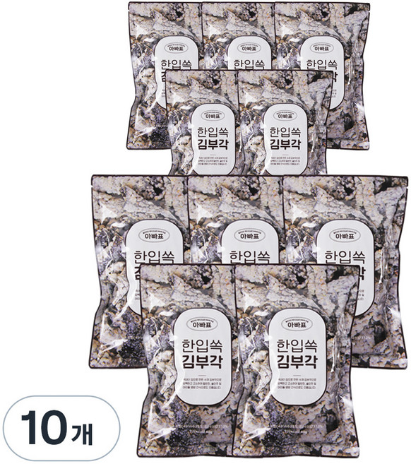 아빠표 한입쏙 김부각, 10개, 40g