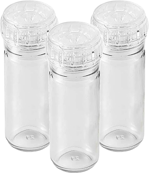 日本 echo 玻璃磨鹽罐100ml, 100ml, 3入
